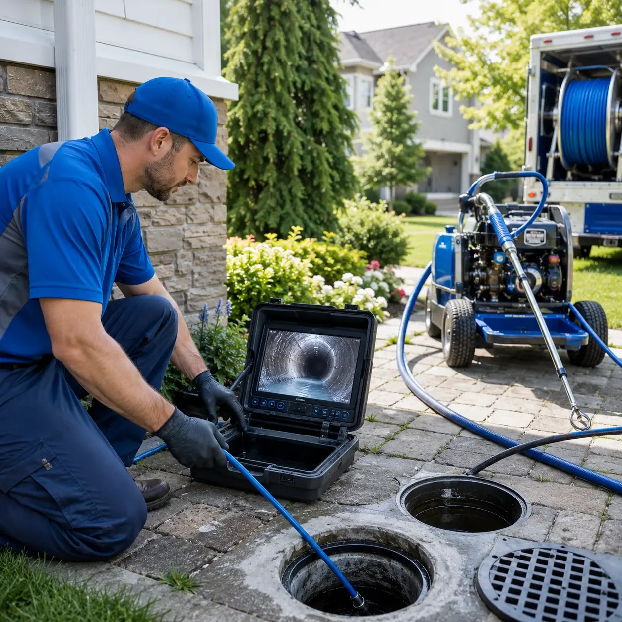 Outdoor drain cleaning professionals serving Muncie, IL