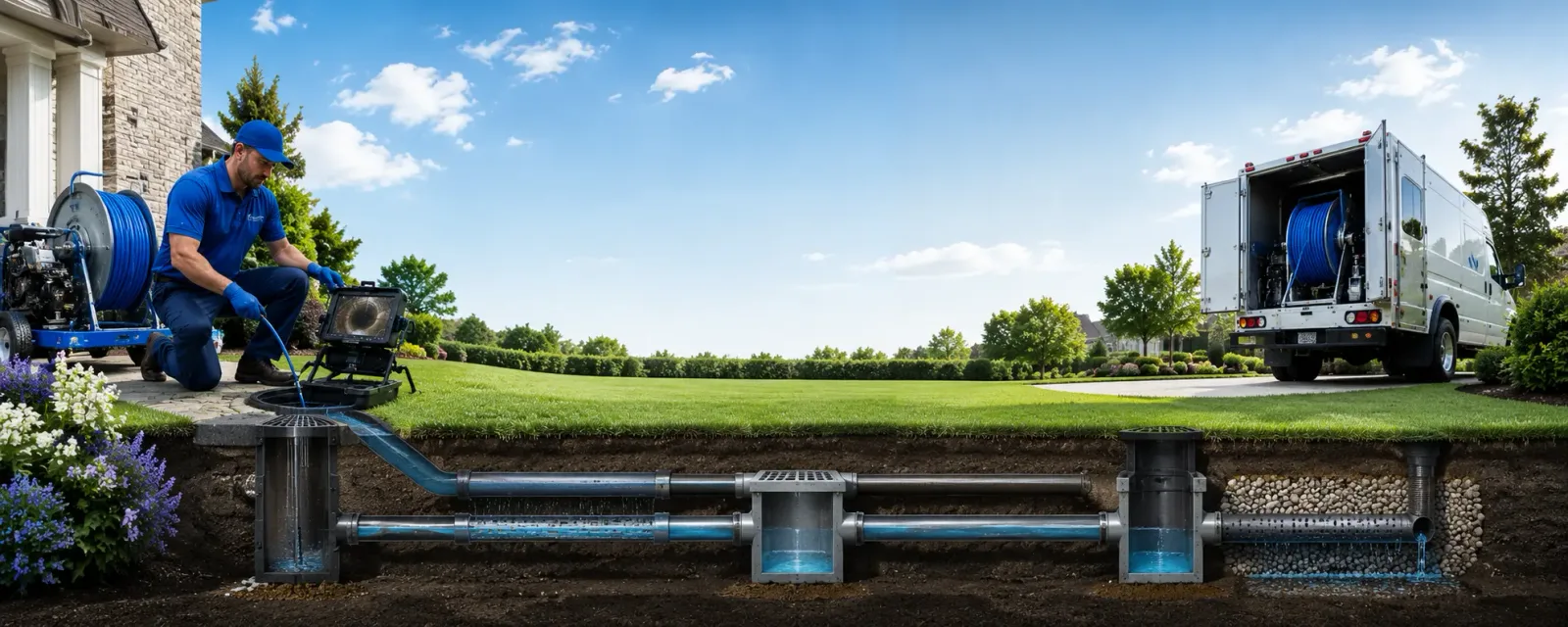Outdoor drain cleaning information for Muncie, IL